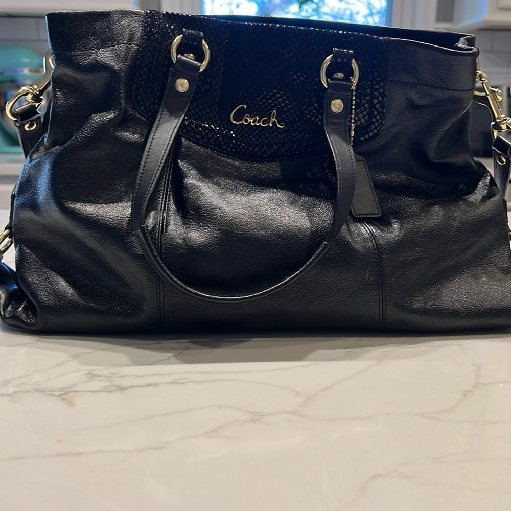 Authentic Coach leather handbag